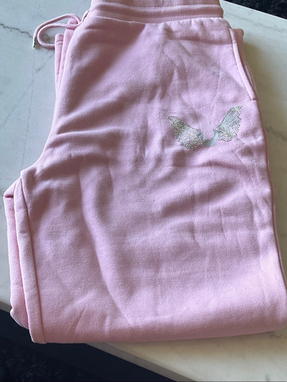 Women’s True Religion Pink Hooded Zip Sweatshirt & Joggers Set - Picture 8 of 11